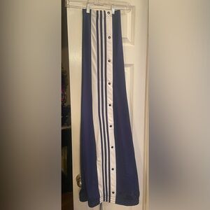 Adidas Breakaway Navy and White Track Pants